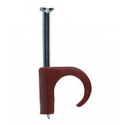 Cable Clamp 2x6mm2, brown