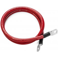 0.5m battery cable with cable terminals 16mm2 / m, red
